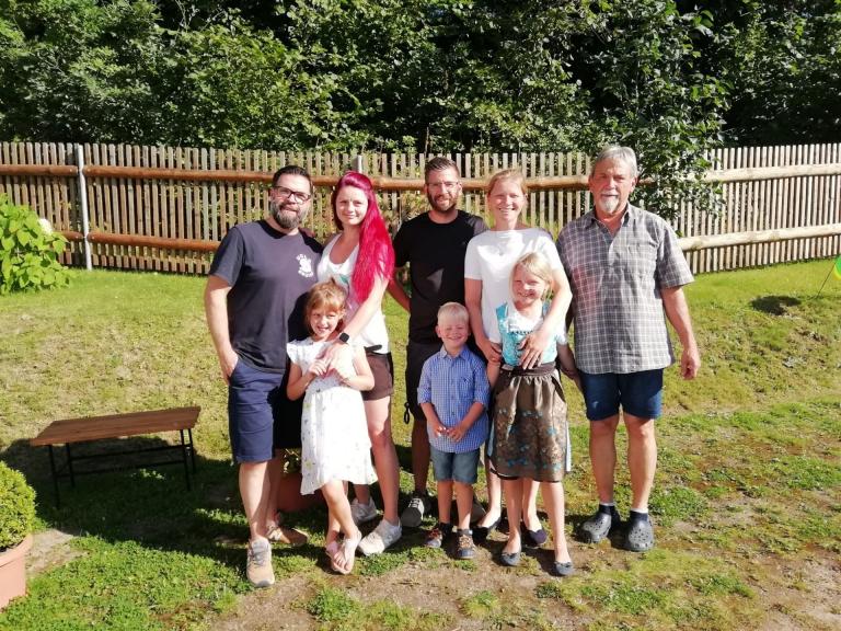 ..........ganze Familie Baumgart, immer sportlich unterwegs.............