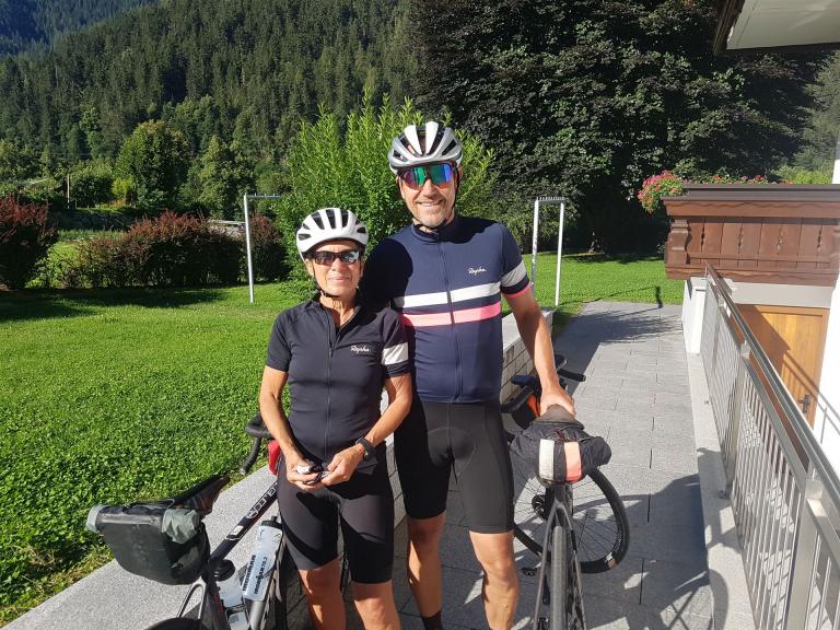 Familie Tesch vor der Timmelsjochtour