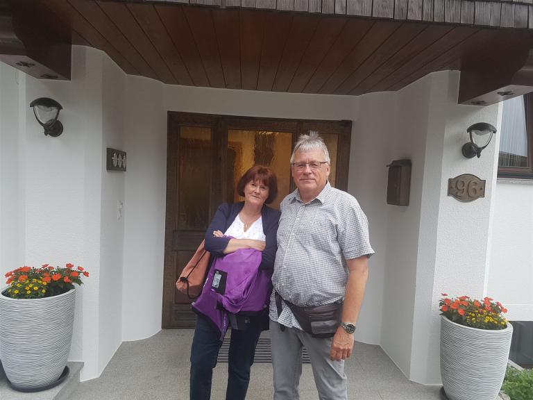 Familie Schollain....nach der Wanderung zur Armelen Hütte....