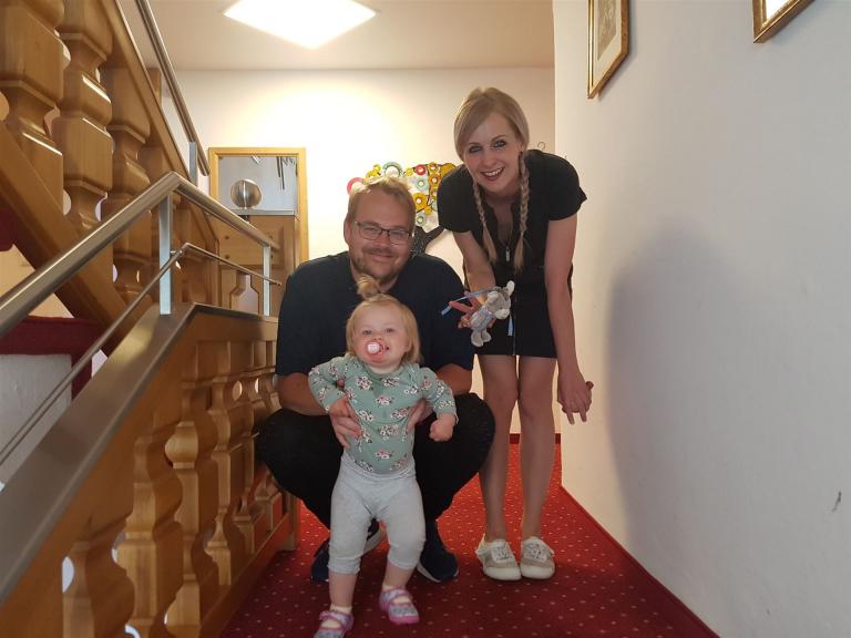 Familie Donow mit Nele