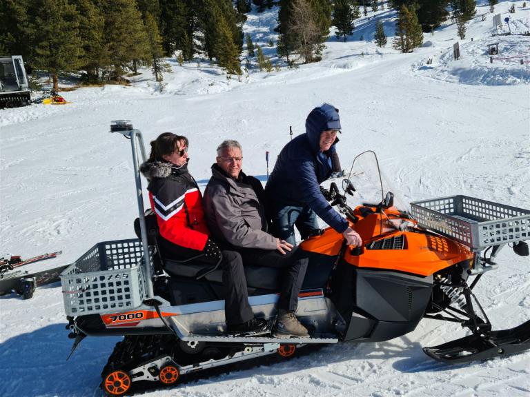 ...Skifahren mal anders...geht ja....