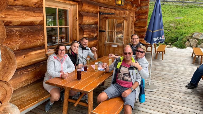 Hochoetz-Wandergruppe "Wo ist die Bar" , Kühtaile Alm