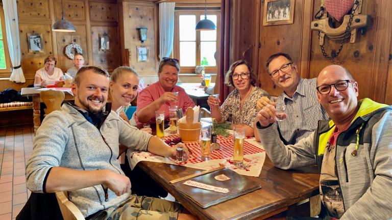 Hochoetz-Wandergruppe "Wo ist die Bar", Biehlefelder Hütte