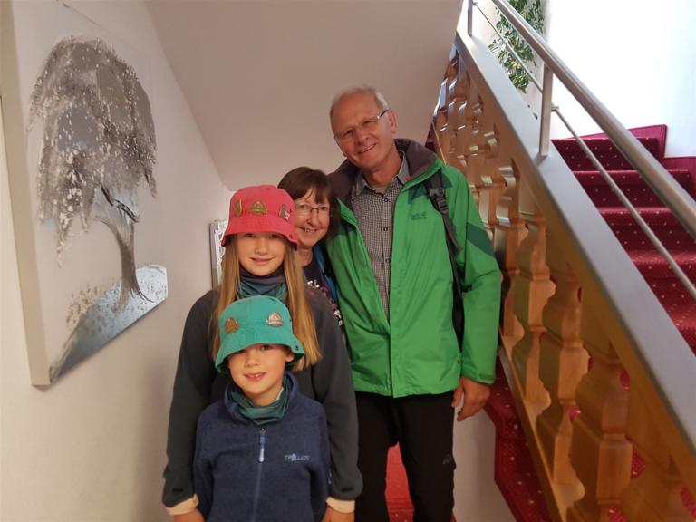 Fam. Liebold mit Enkel in Oetz