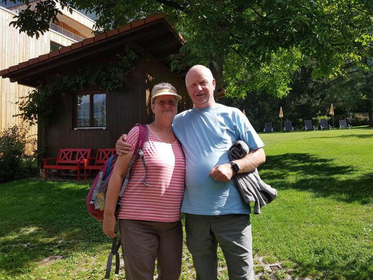 Ingrid + Rainer immer gut drauf....