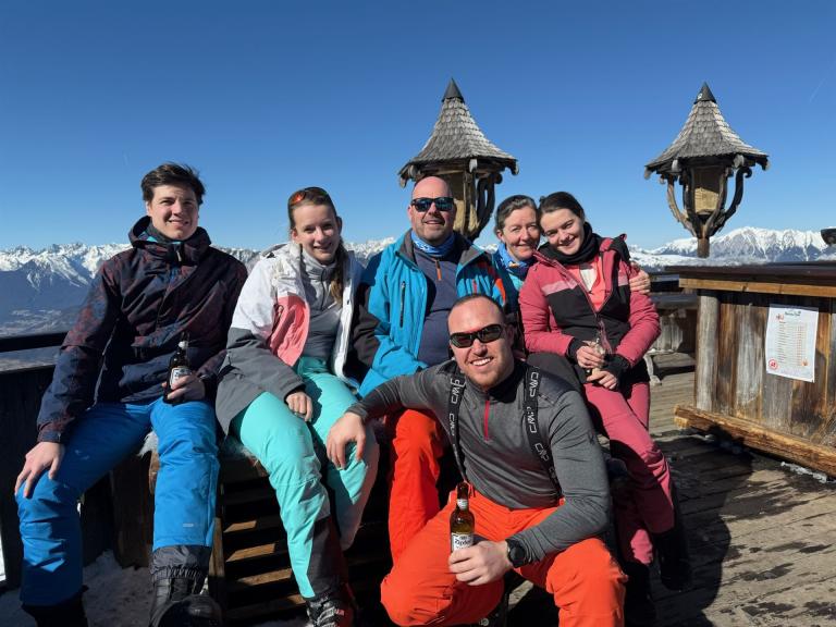 ......Familie De Leeuw...bei bestem Wetter....