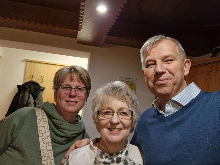 ...Rosi und Sandra...alle wieder in Oetz...